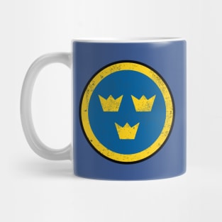 Swedish Air Force (distressed) Mug